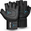 Guantes de Levantamiento de Pesas -Negro
