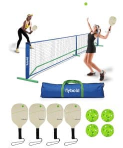 Juego de Pickleball flybold con Red | Set Portátil con 4
