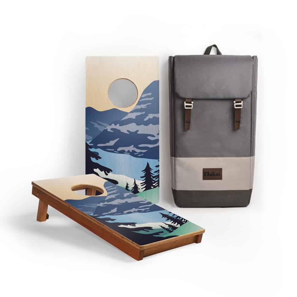 Tableros de Cornhole de Viaje Premium de la -Glacier