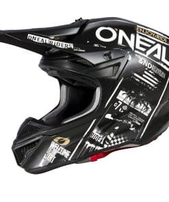 Casco O'Neal 5 SRS Attack Negro/Blanco, MD