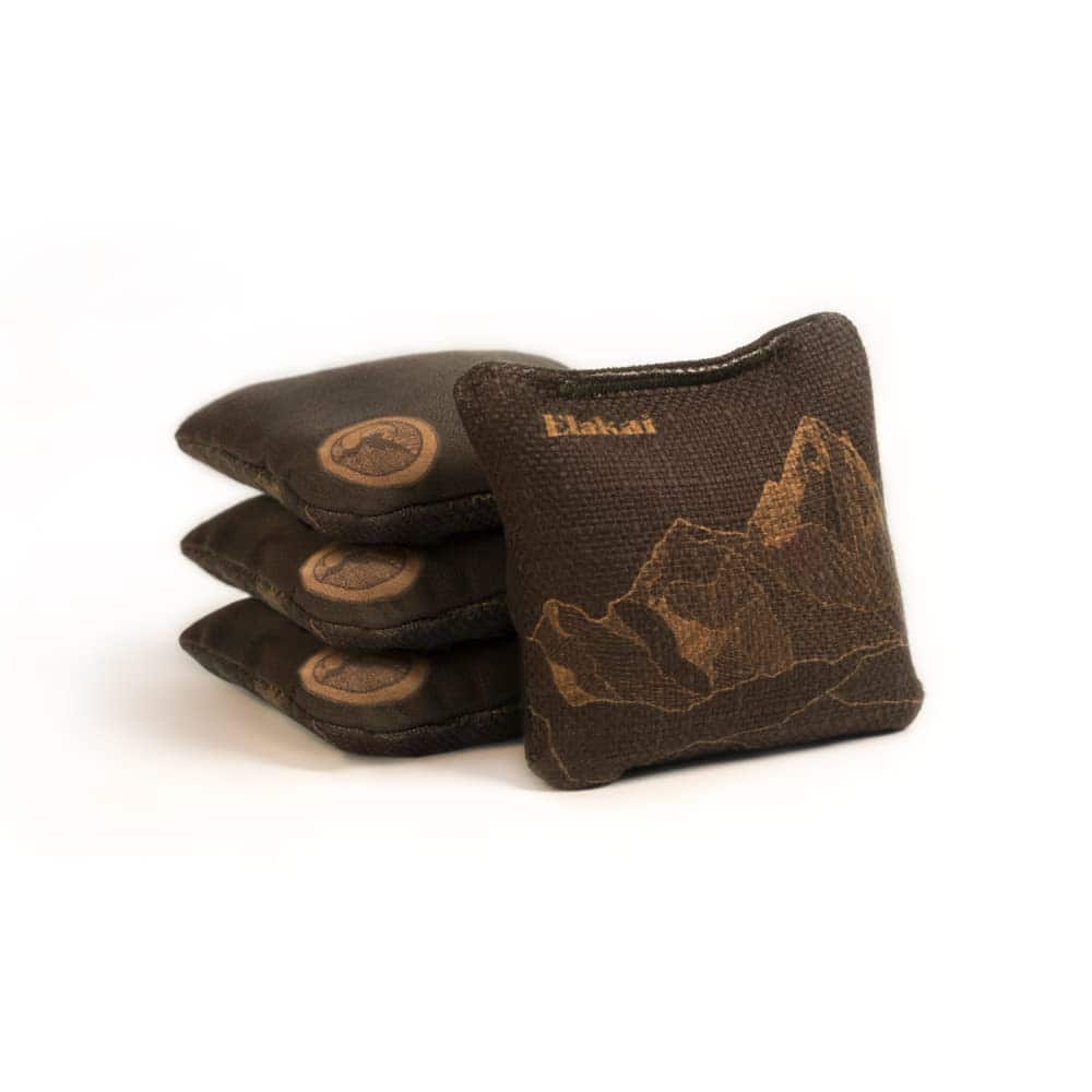 Elakai Bolsas de Cornhole Todo Clima de Doble Cara