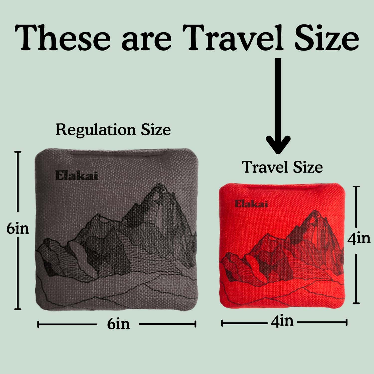 Juego de Bolsas de Maíz Elakai Todo Clima Tamaño y Peso - Imagen 5