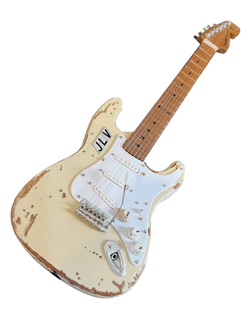 Réplica de guitarra miniatura Fender Stratocaster Jimmie