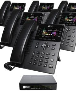Paquete del Sistema XBLUE QB1 con 6 Teléfonos IP8g