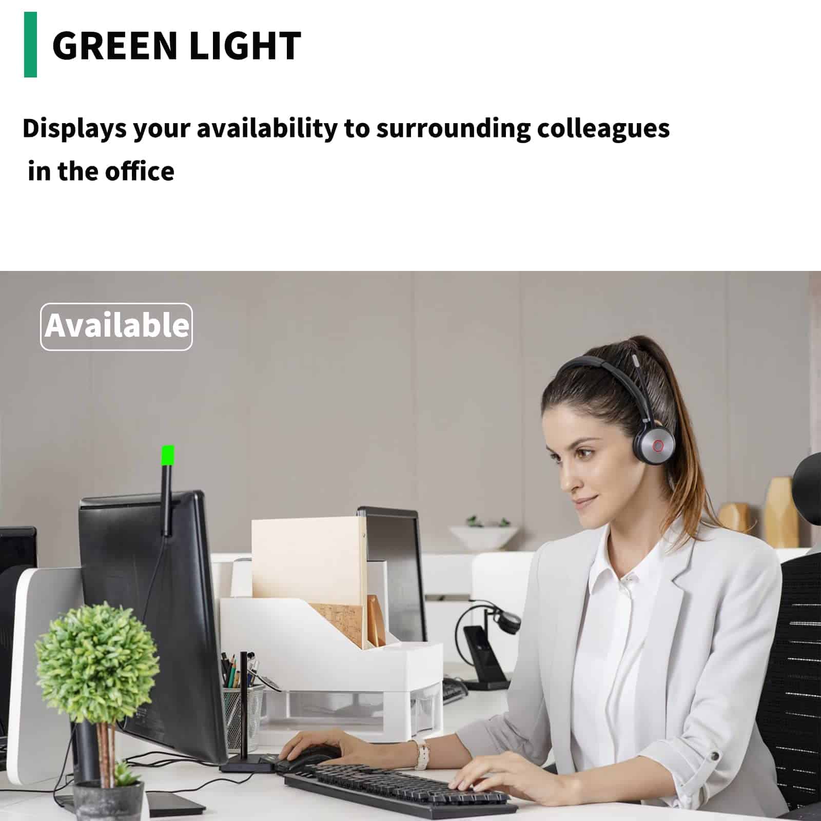 Yealink BLT60 Busylight, Compatible con Auricular - Imagen 5