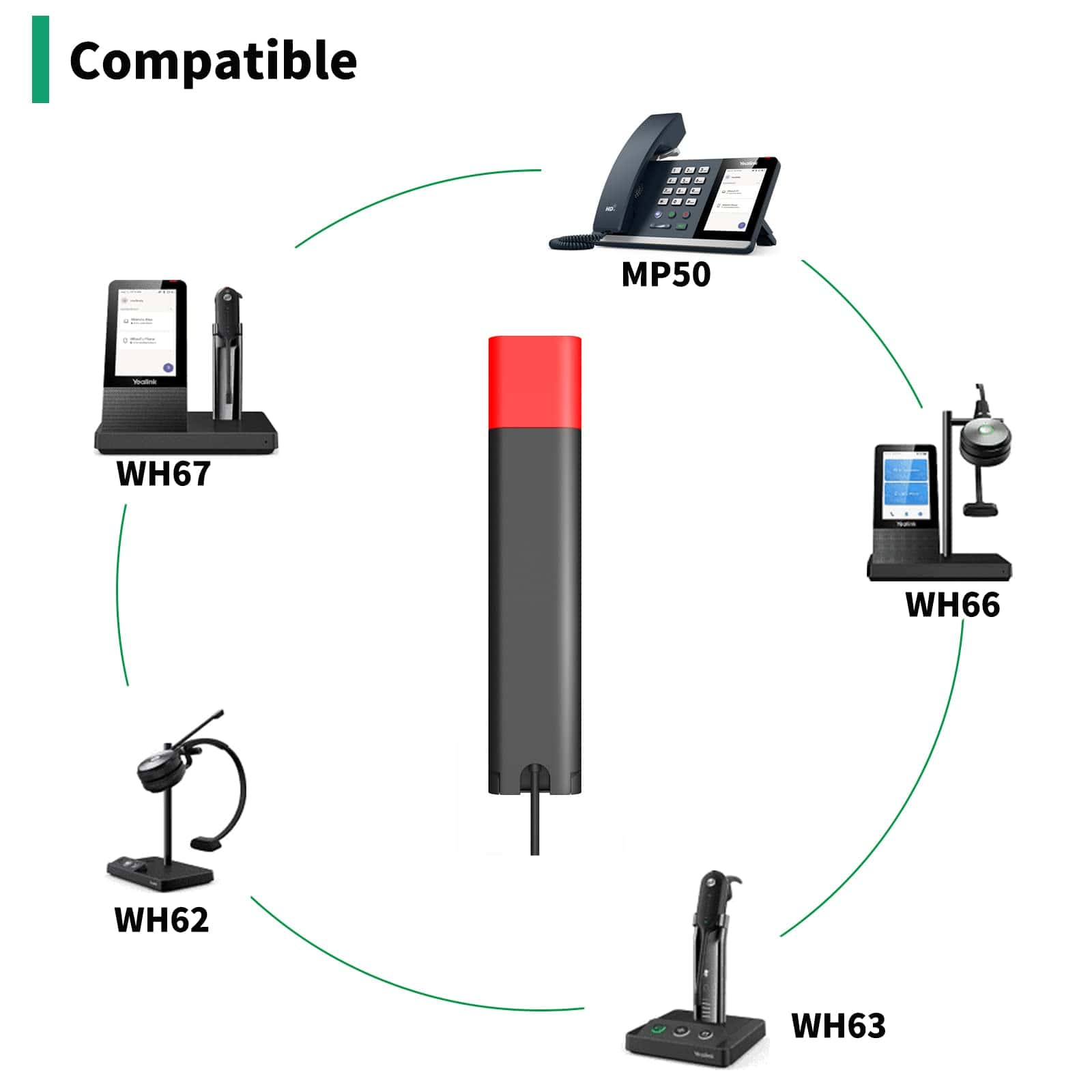 Yealink BLT60 Busylight, Compatible con Auricular - Imagen 3