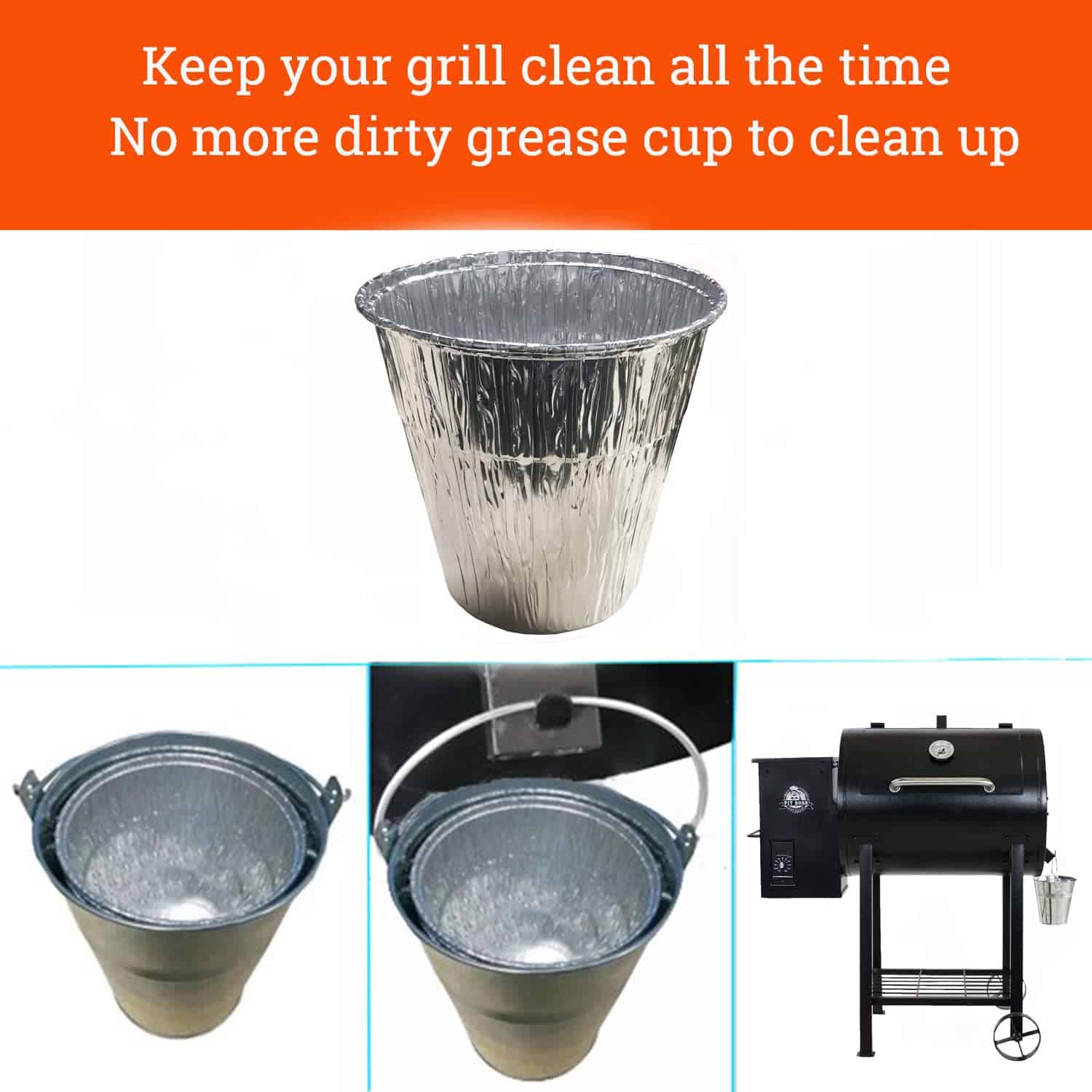 12 Pack de Forros para Cubeta de Grasa Compatible con - Imagen 5