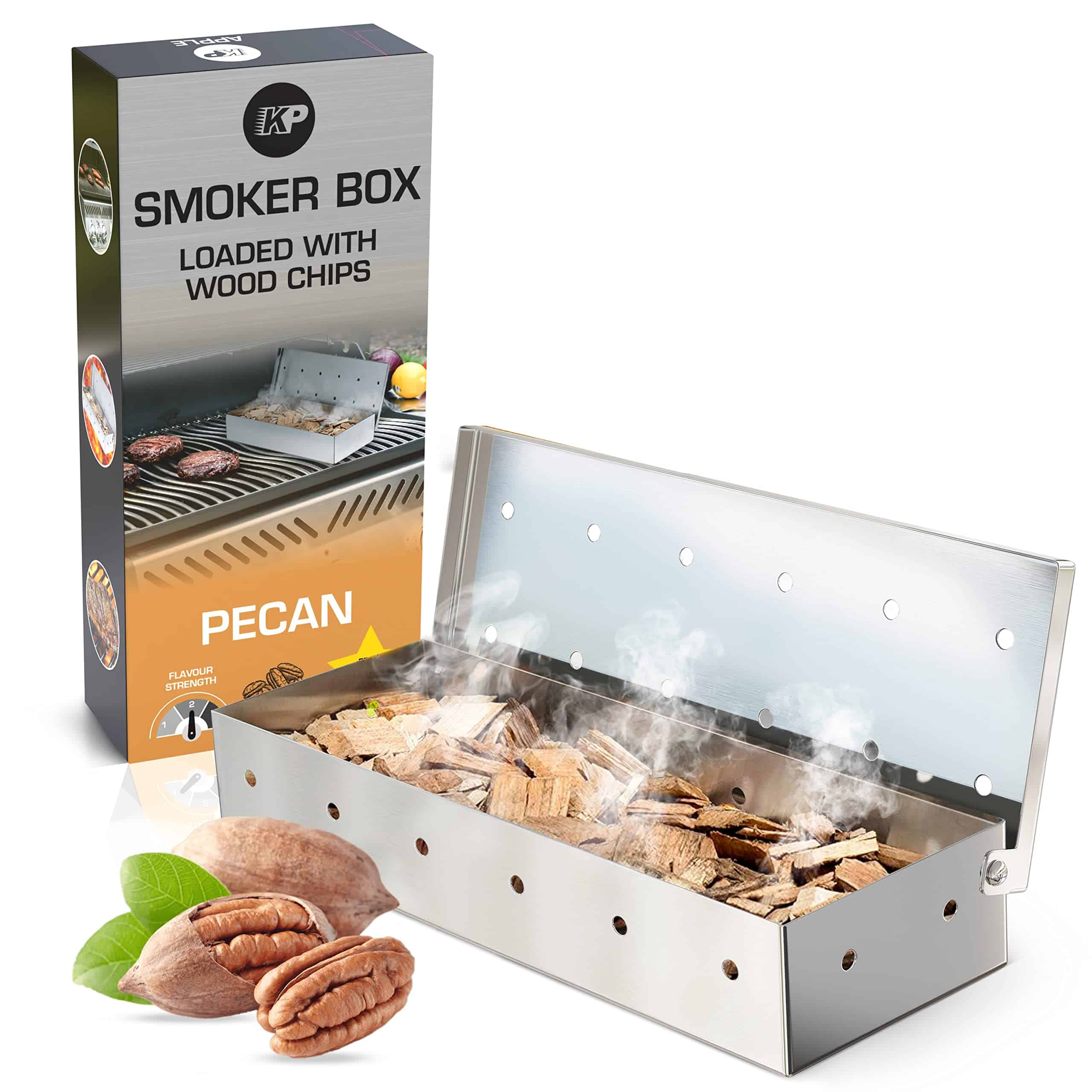 Caja de Ahumado KP para Parrilla de Gas - Caja de Ahumado