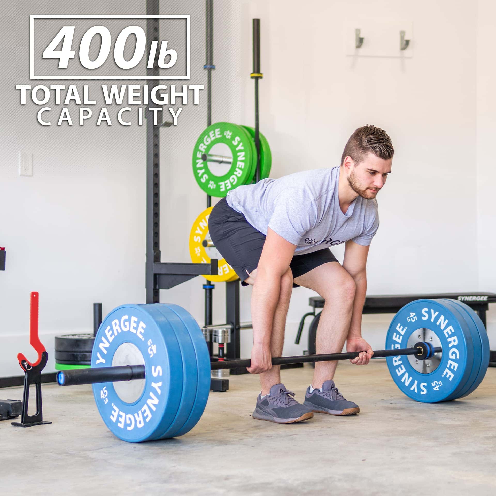 Levantador de Barras Muertas Portátil Synergee. Ideal para - Imagen 8