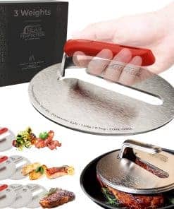 Juego de 3 Prensas para Carne de Acero Inoxidable Apilables
