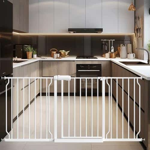 TSAYAWA Puerta de Bebé para Pasar con Puerta, 62-67