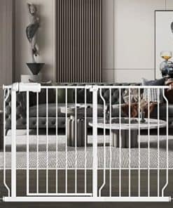 TSAYAWA Puerta de Seguridad para Bebés con Puerta, 43.5-48