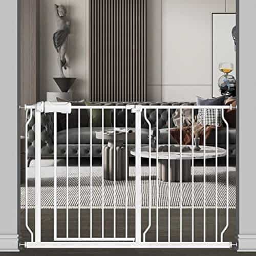 TSAYAWA Puerta de Seguridad para Bebés con Puerta, 43.5-48