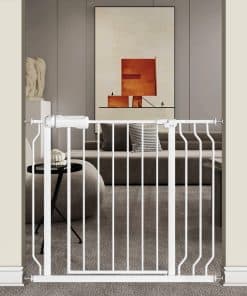 Puerta extra ancha TSAYAWA con puerta, 33.8-38.5 pulgadas -