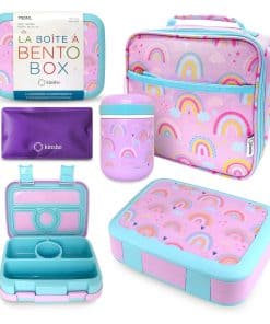 Set de Lonchera Bento con Termal para Niños, Bolsa Térmica