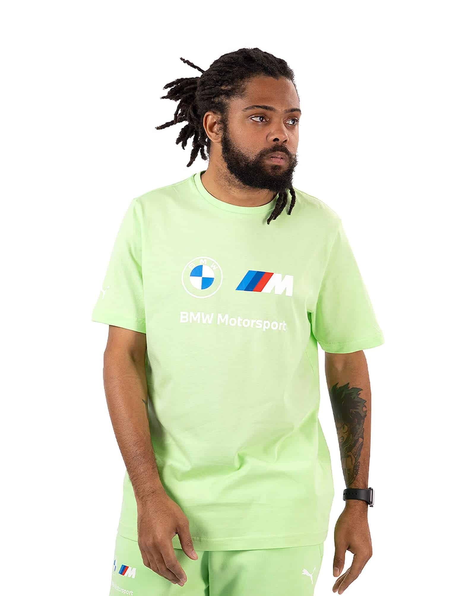 Playera con logo verde de BMW Motorsport ESS