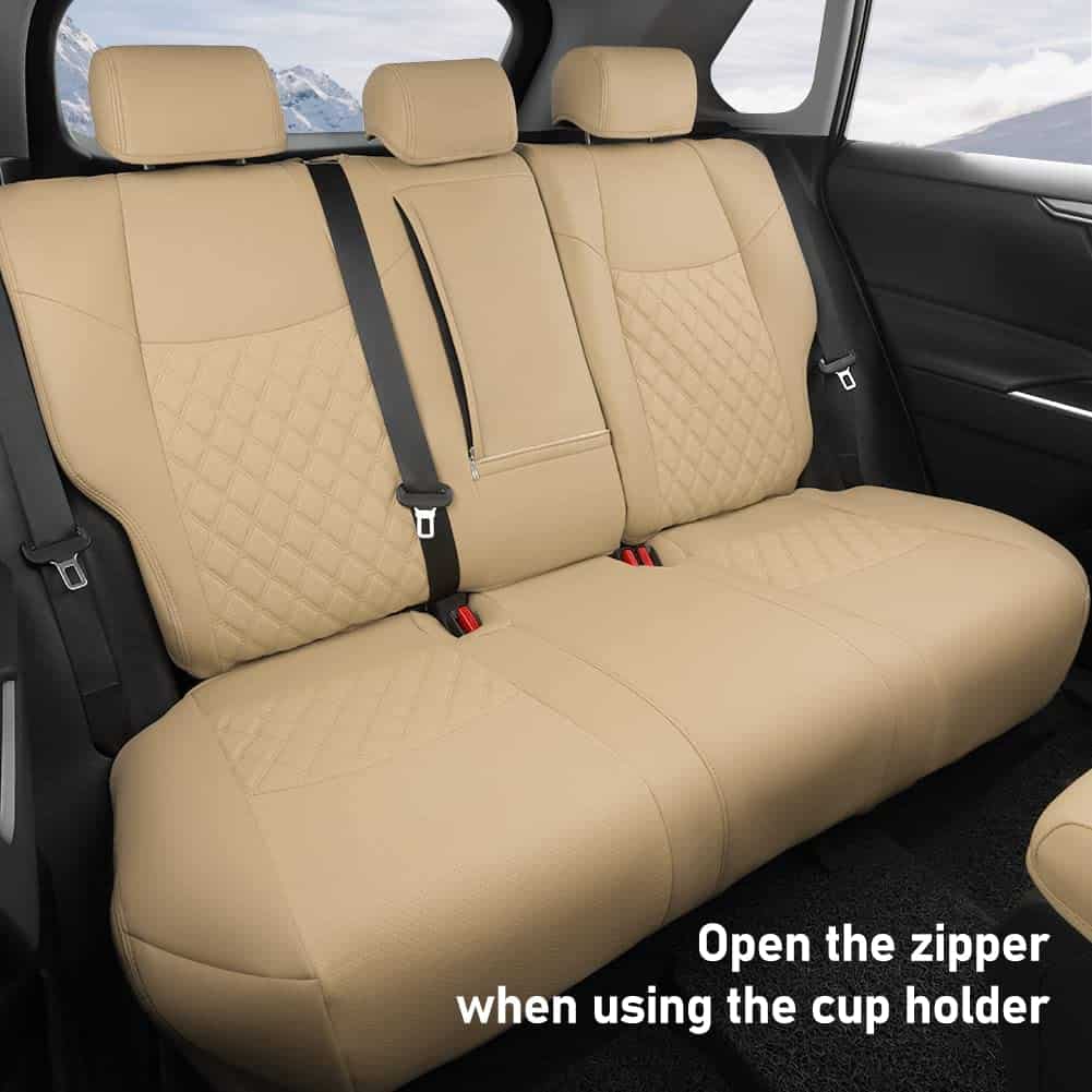 Cubiertas de Asiento de Cuero PU GIANT PANDA para Toyota - Imagen 5