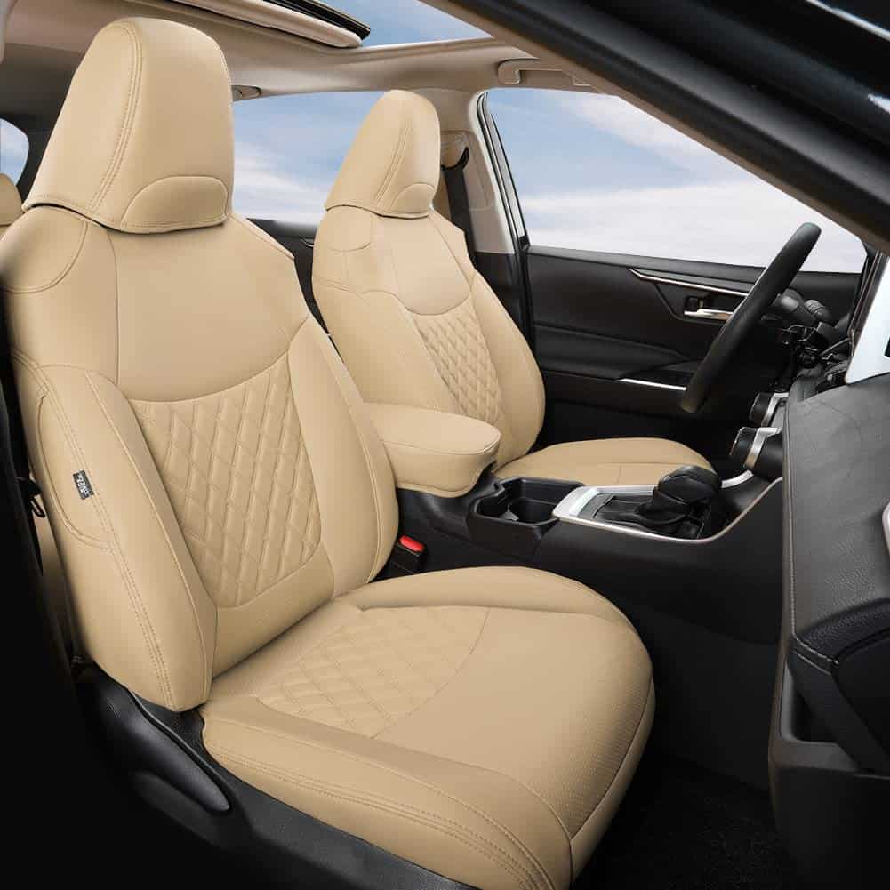 Cubiertas de Asiento de Cuero PU GIANT PANDA para Toyota