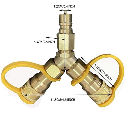 Adaptador de Conexión/Desconexión Rápida de Gas Natural 3/8 - Imagen 7