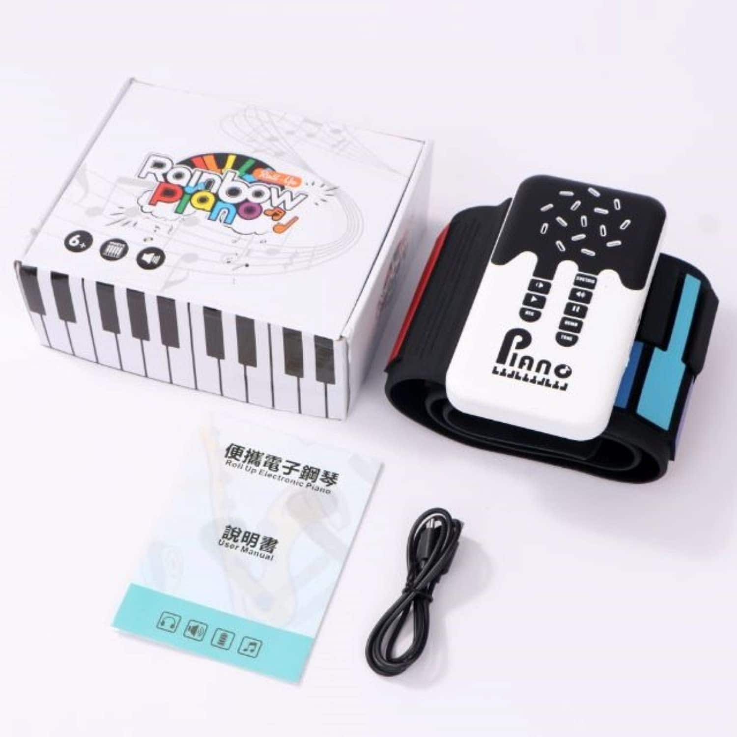 Piano Digital Electrónico de 49 Teclas MAGICON, Recargable, - Imagen 9