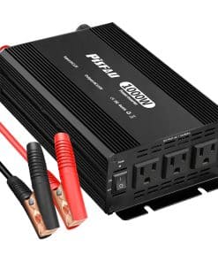 Inversor de Voltaje 1000w 12V a 110V con 3 Tomas de