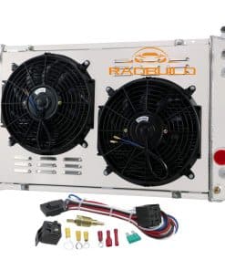 Radiador de Aluminio de 3 Filas + Revestimiento +