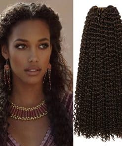 6 Packs Passion Twist Crochet Hair 16 Pulgadas Agua Onda