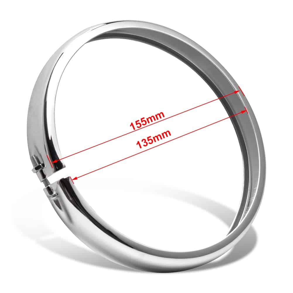 Anillo Decorativo para Faro de Motocicleta 5.75" HIYOYO - Imagen 4