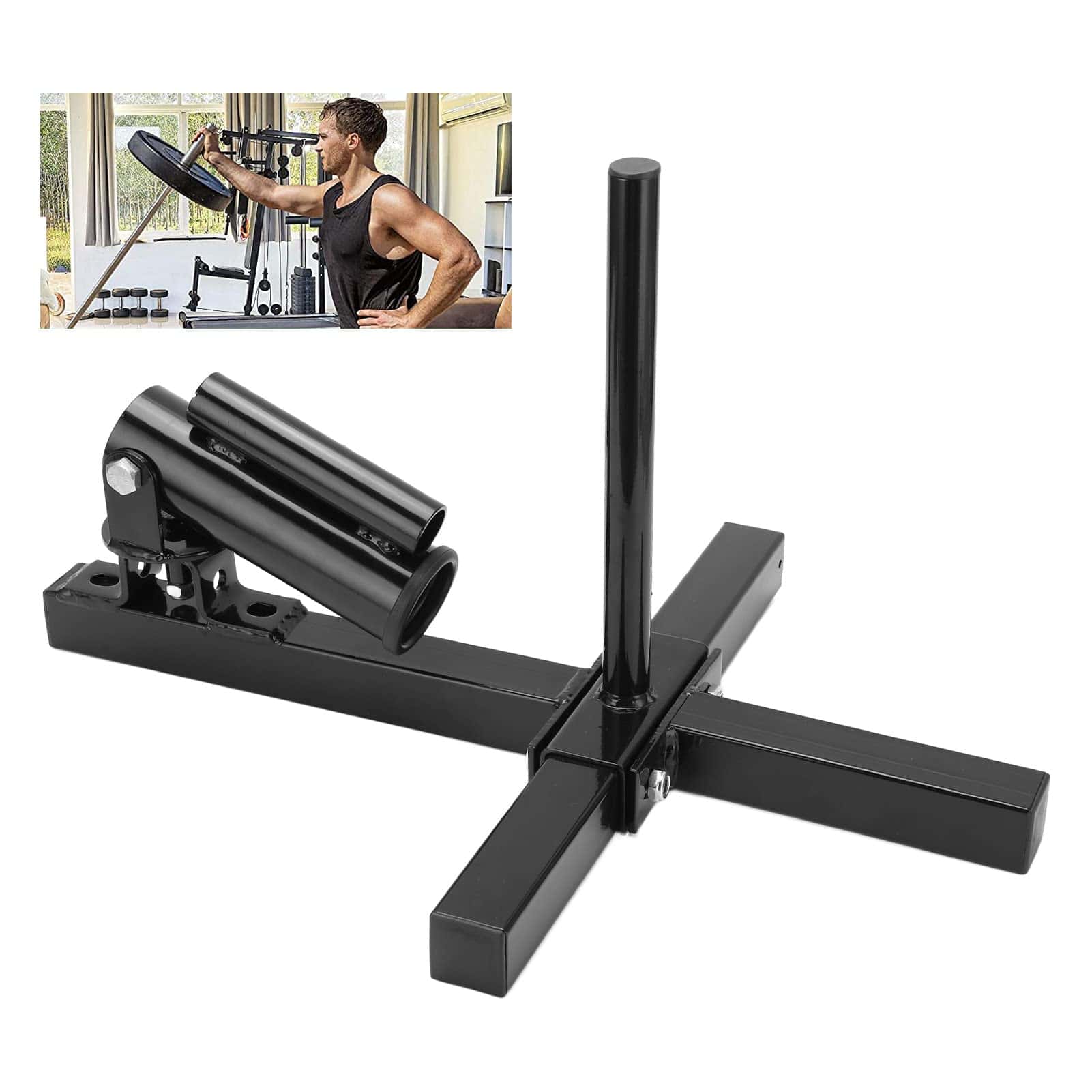 Plataforma de T Bar Row Landmine Attachment, Accesorio de T - Imagen 4