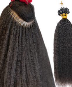 Extensiones de Cabello de Micro-Enlace Recto Erótico