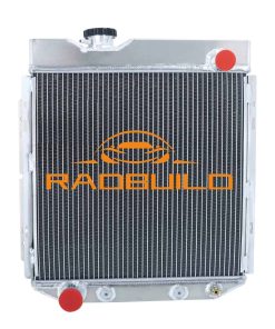 Radiador de aluminio de 3 filas RadBuild CU251 para Ford