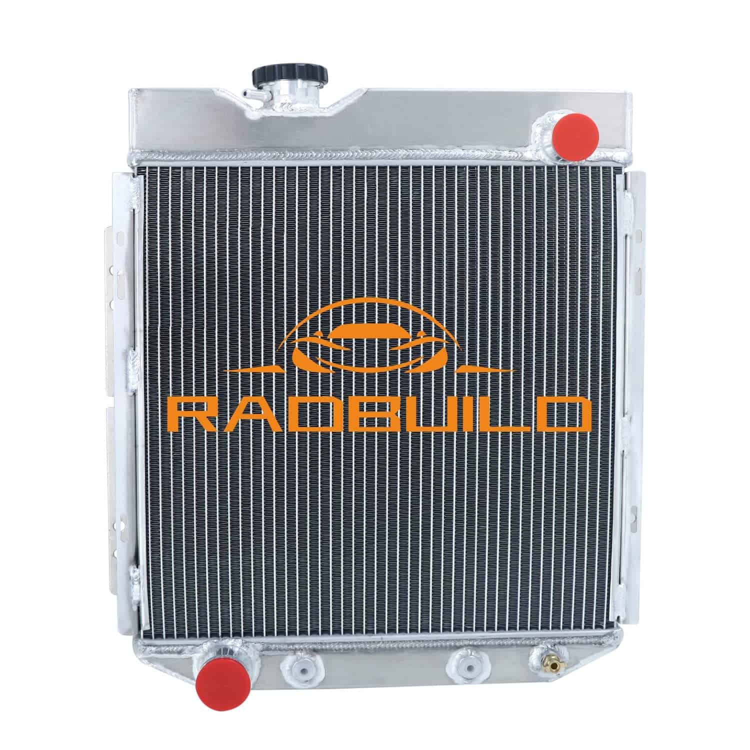 Radiador de aluminio de 3 filas RadBuild CU251 para Ford