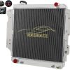 Radiador de aluminio RadRace para Jeep Wrangler TJ L6 L4 4L