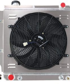 Radiador de Aluminio de 3 Filas con Ventilador y Relé para