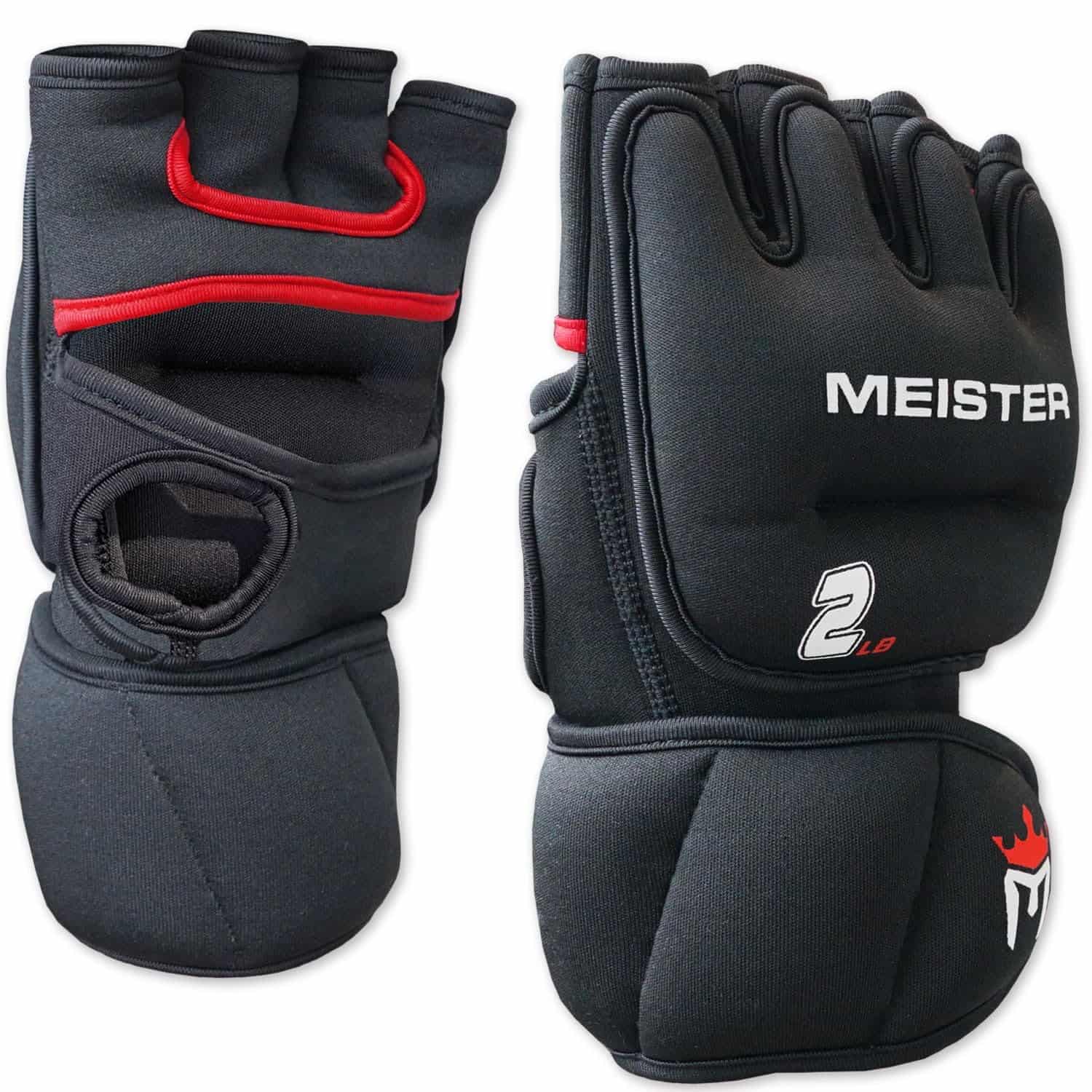 Guantes Ponderados de Neopreno Meister de 2 Libras para