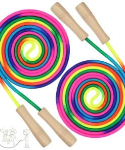 Cuerda para saltar Double Dutch de 16 pies 2 Pack, Cuerda