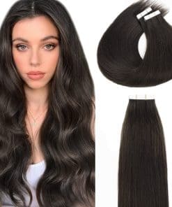 Extensiones de Cabello en Cinta Loxxy Cabello Humano Negro
