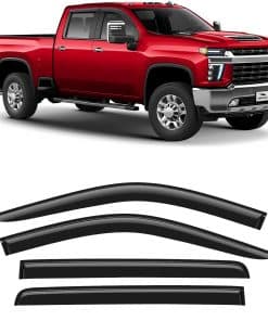 Voron Glass Deflectores de Lluvia duraderos -Negro