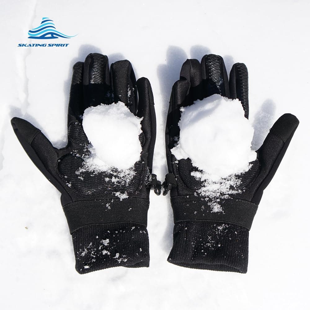 Guantes térmicos acolchados con gel (1 par) -Negro - Imagen 7