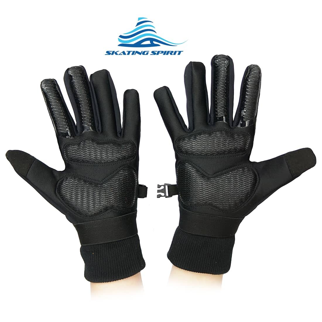 Guantes térmicos acolchados con gel (1 par) -Negro - Imagen 8