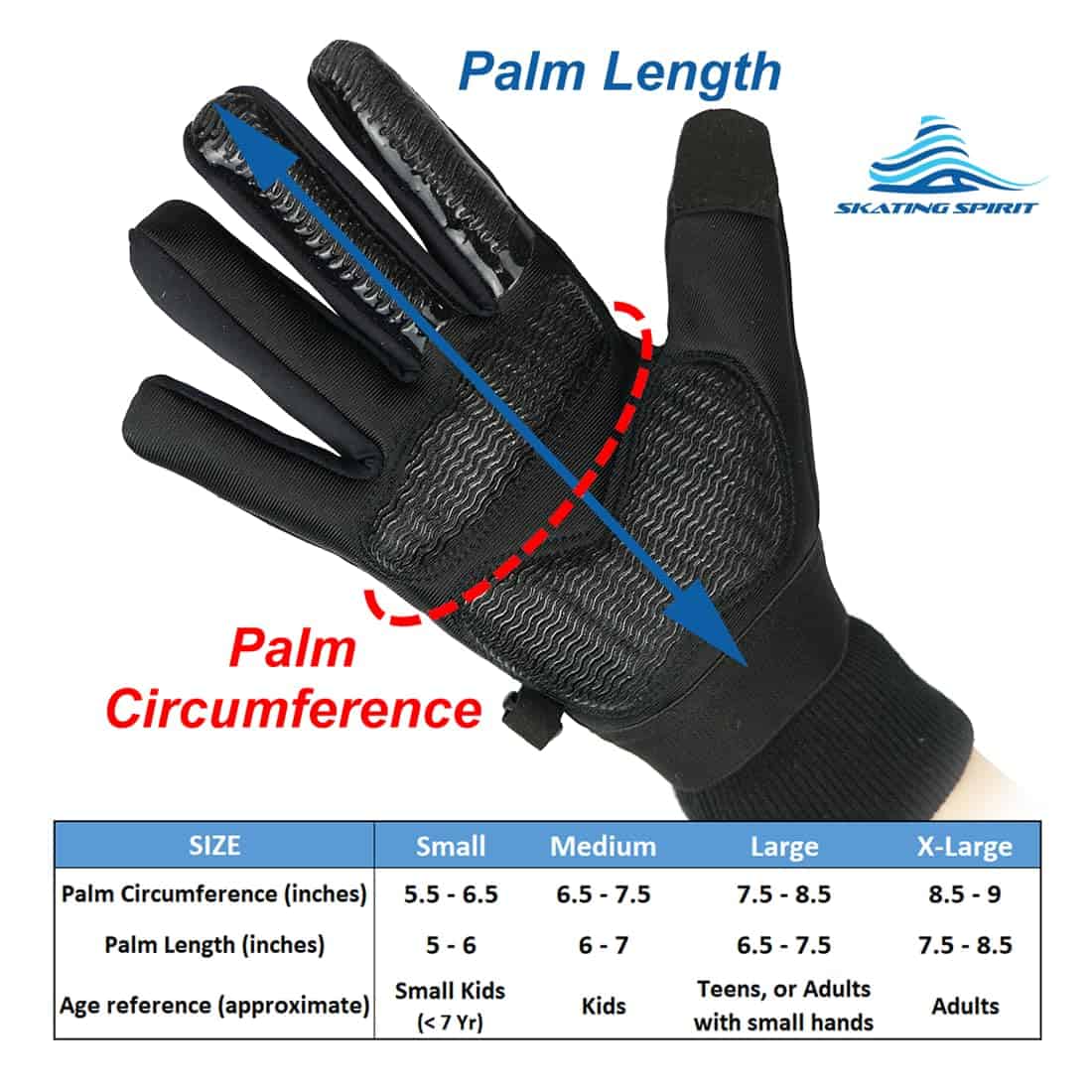 Guantes térmicos acolchados con gel (1 par) -Negro - Imagen 3