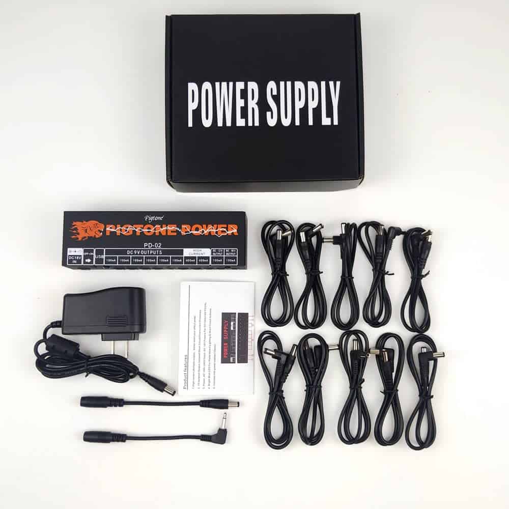 Fuente de Alimentación para Pedal de Efectos -Negro - Imagen 10