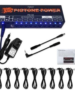 Fuente de Alimentación para Pedal de Efectos -Negro