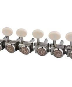 Guyker 6 Inline Vintage Guitar Lock -Níquel - Mango Crema