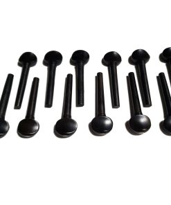 Zaza Percusión - Clavijas de Oud, Juego de 12 (Ébano)