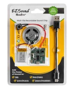 Chip de sonido grabable de pulsador multifunción EZSound |