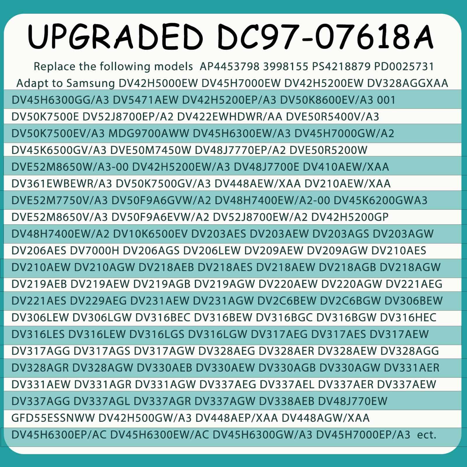 Sellado de Fieltro de Tambor de Secadora de DC97-07618A - Imagen 4