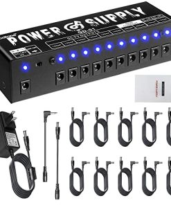 Fuente de Alimentación para Pedales de Efecto -Negro