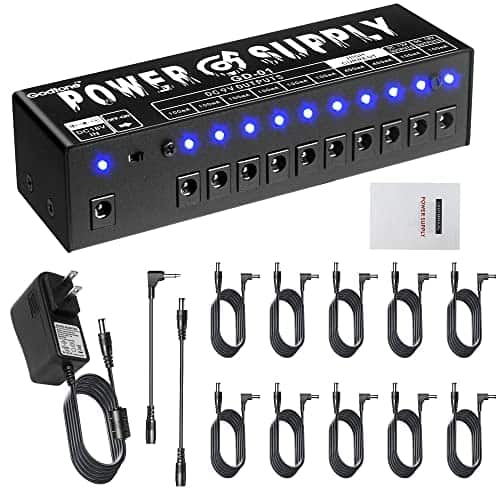 Fuente de Alimentación para Pedales de Efecto -Negro