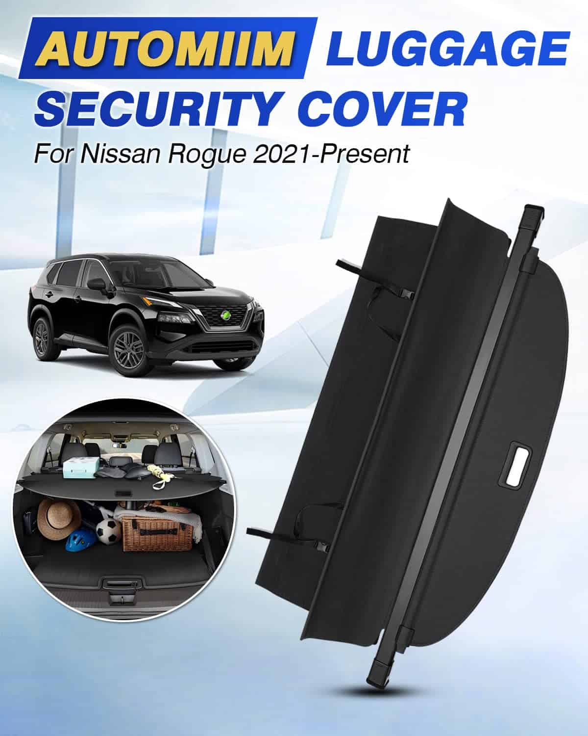 Cubierta de carga Automiim para Nissan Rogue 2025 2024 2023 - Imagen 3